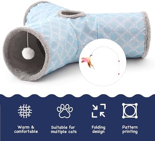 Tempcore Cat Tunnel, 3-Way Collapsible Toy - Image 7