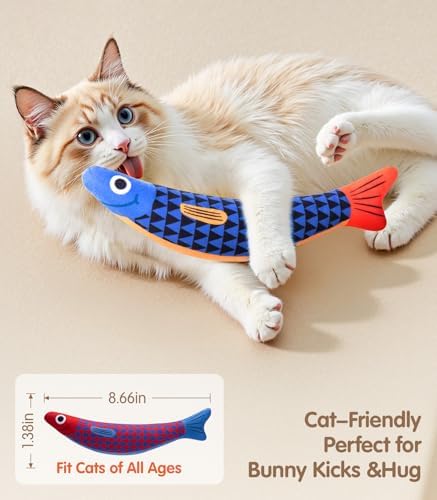 PetBusy Cat Toys with Interactive Soft Chew Kicker Cat Toys - Image 4