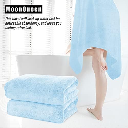 MOONQUEEN 2 Pack Premium Bath Towel Set - Image 7