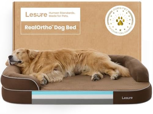 LE SURE RealOrtho™ XL Plus 3-Layer Orthopedic Extra Large Dog Bed by Lesure
