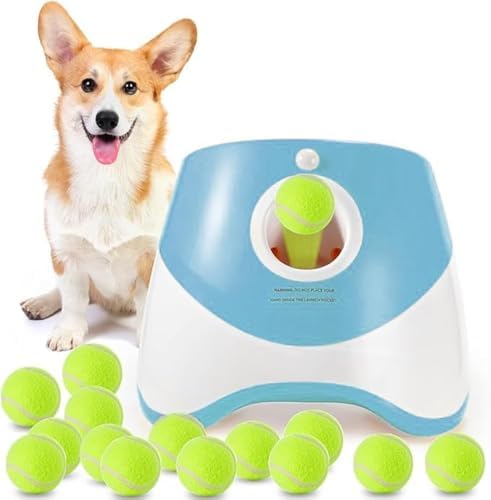 MEKAPLE Automatic Dog Ball Launcher, Dog Ball Thrower Machine by Unknown