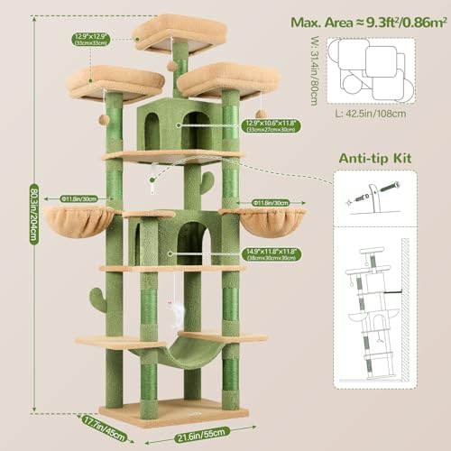 Globlazer Big XXL Cactus Cat Tower - Image 6