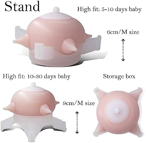 Doggiema Puppy Feeders for Multiple, Puppy Bottles for Nursing, Puppy Milk Feeder, Puppy Nipple Feeder, Puppy Feeding Station,Silicone Puppy Feeder with Nipples M Size