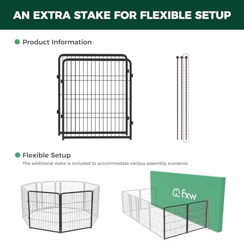 FXW Homeplus Indoor Dog Playpen, 2 Panels, - Image 2
