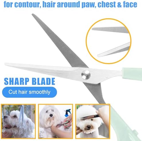 Pet Grooming Kit with Pet Shedding Slicker Brush, Bath Massage - Image 4