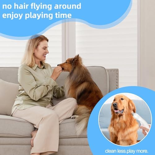 Undercoat Rake for Dogs & Cats, Self‑Clean Deshedding Brush, Dematting Comb - Image 5