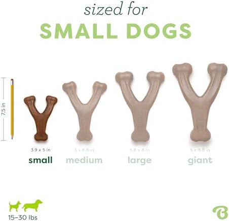 Benebone Wishbone Dog Chew Toy for Aggressive Chewers, Real Peanut - Image 4