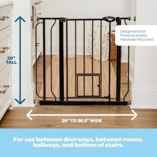 Carlson 29–36.5” Extra Wide Dog Gate - Image 2