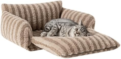 Hollypet Cat Bed Small Dog Orthopedic Couch Beds - Image 2