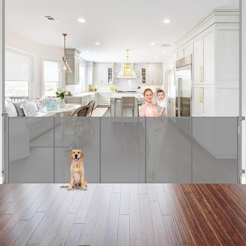 Reinforced 42" Tall Pet Gate x 96" Long Baby Gate, Prevents Crawling Under by BabyPetSafetyGate