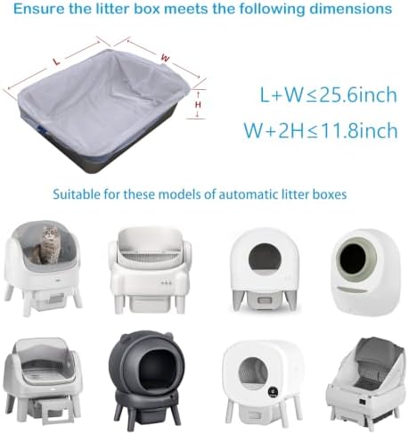 300ct Replacement Litter Box Bags Compatible - Image 3