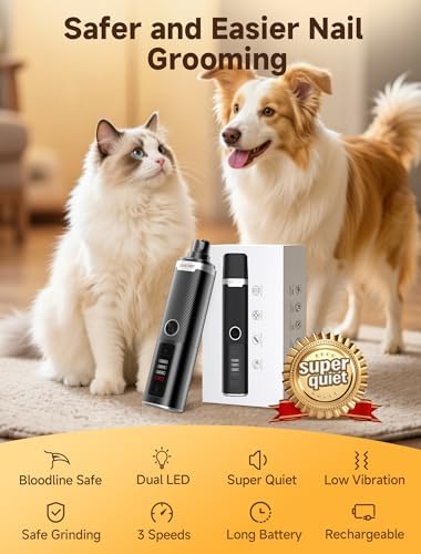 Dog Nail Grinder Whisper Quiet & Safe - Image 2