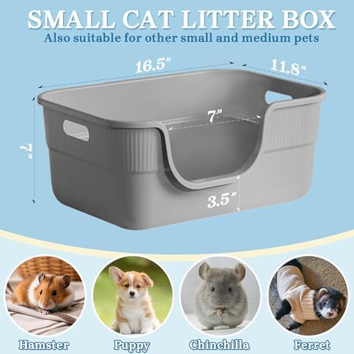 2 Pack Low Entry Kitty Litter Box - Image 5