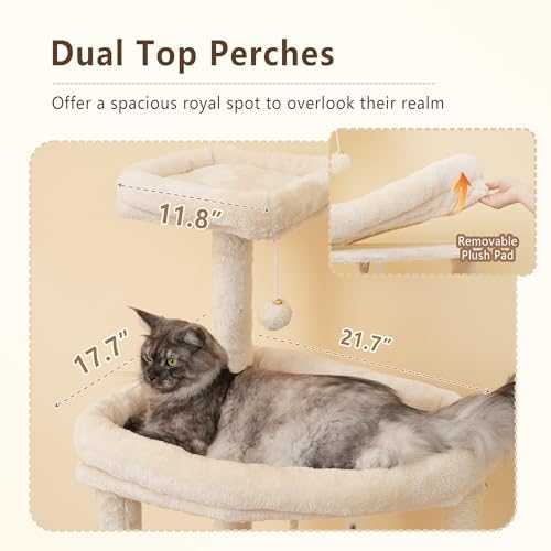 Heybly 64.2" Heavy-Duty Cat Tree - Image 3