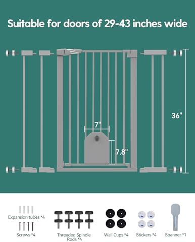 Babelio 36" Tall Baby Gate - Image 6
