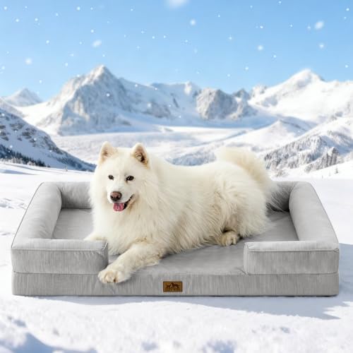 COZY KISS Orthopedic Dog Cooling Bed Washable by COZYKISS