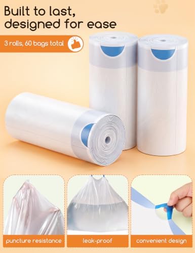 Meowant Cat Litter Bags for MW-SC10, 29.13" ×12.8" - Image 4