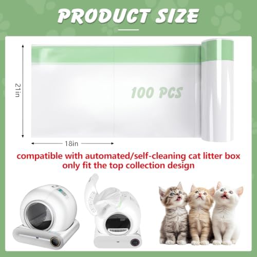 Cat Litter Box Liners For Meowant, 20 x 18 In - Image 2