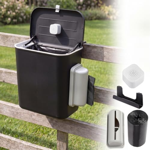 Mifoci Dog Poop Trash Can Outside, 2.4 Gallon by Mifoci
