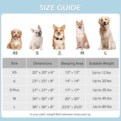 JOEJOY Jacquard Donut Round Small Dog Bed - Image 6