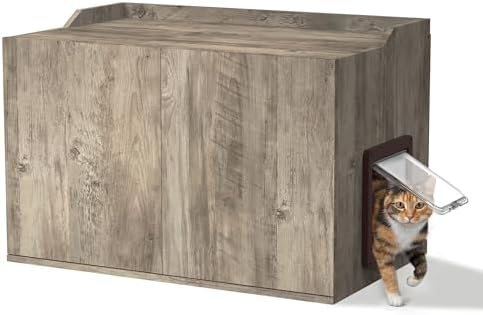 31.5" Cat Litter Box Enclosure Furniture by VIVIENDO