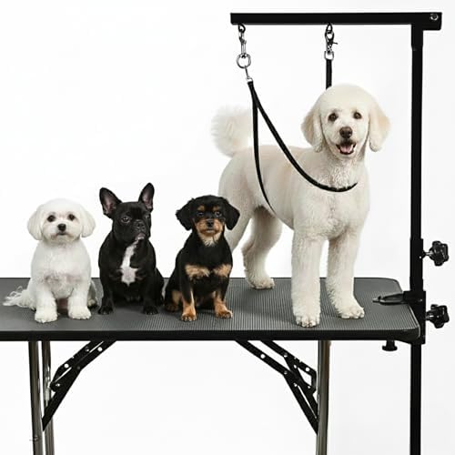 Dog Grooming Arm with Pet Grooming Hammock, getlstub 35" Pet Grooming Table Arm - Image 2