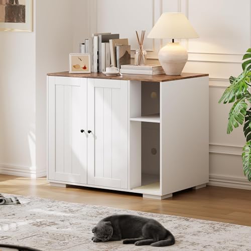 Garvee Dog-Proof Large Cat Litter Box Enclosure - Image 2