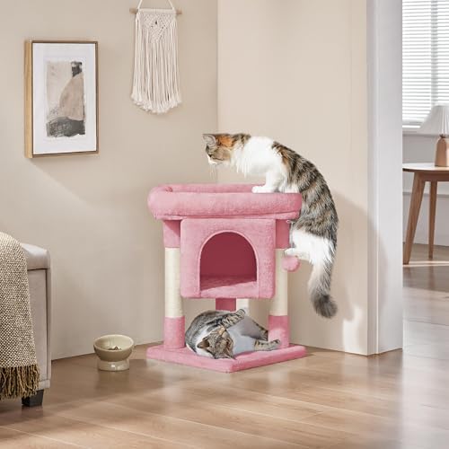 Yaheetech 23.5in Small Low-Profile Cat Tree Condo - Image 2