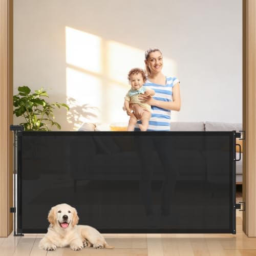 78" Retractable Extra Wide Baby Gates by Cideny