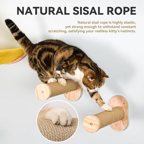 Wall Cat Bed Moon Hammock Wall Mounted Shelf - Image 5