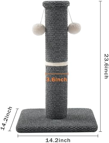 Made4Pets Cat Scratching Post, Carpet Cat Scratcher - Image 6