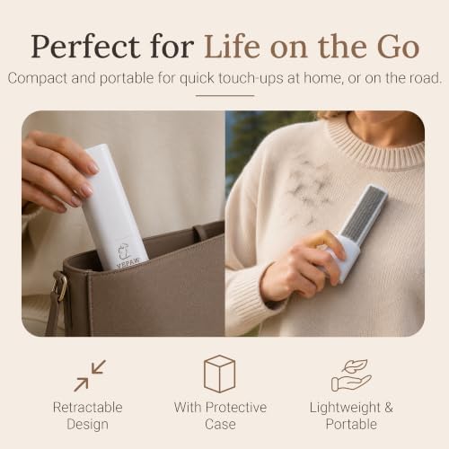 Pet hair Remover kit for Dogs & Cats, Reusable Roller & Detail Brush - Image 5