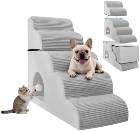 Dog Stairs for High Beds Up to 30" H by KASBAH