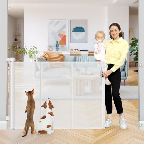42 Inch Extra Tall Retractable Baby Gates by Babyproofingoutletcovers