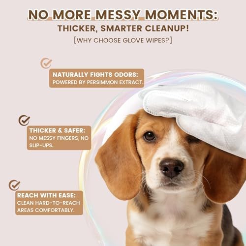 IMMHABI Hypoallergenic Pet Glove Wipes - Image 3