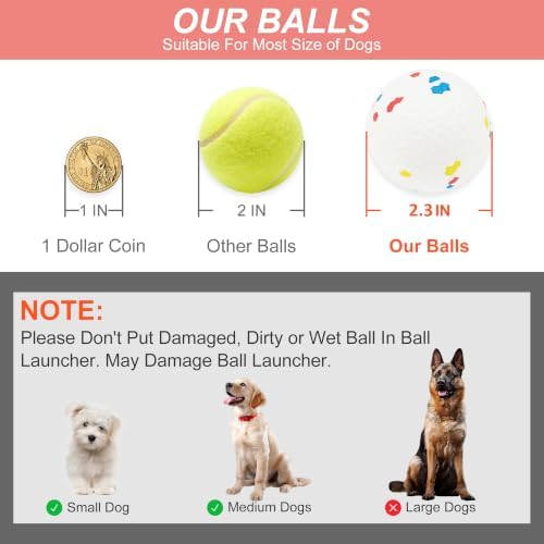Automatic Dog Ball Launcher, Interactive Thrower Dog Toy - Image 6
