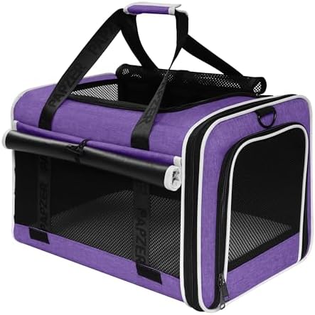 Cat Carrier for Travel, Soft-Sided, Top Loading, Privacy Curtain, to 20 lbs by Comfortforyourpets