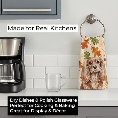 Caroline's Treasures Cavalier King Charles Spaniel Dogs Kitchen Towel - Image 3