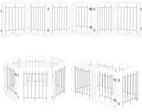 PAWLAND 6 Panels Dog Gate Indoor - Image 6