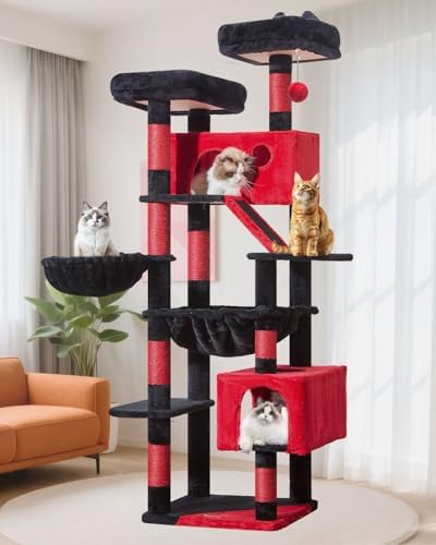 Taoqimiao Gothic Cat Tree, 71 in Extra Large Cat Tower by Taoqimiao