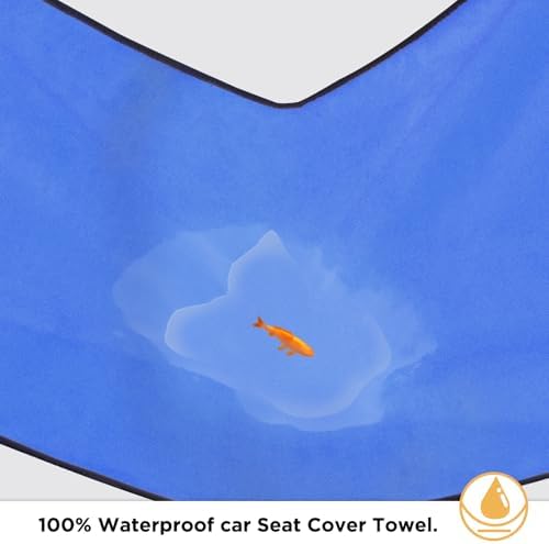 Waterproof Car Seat Cover Towel, Royal Blue - Image 3