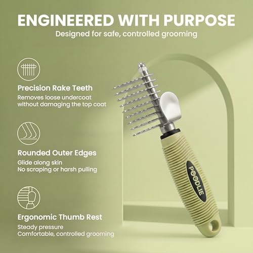Poodle Dematting Fur Rake Comb Brush - Image 7