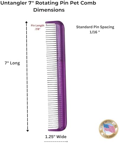 Pet comb for easy mat removal - Image 3