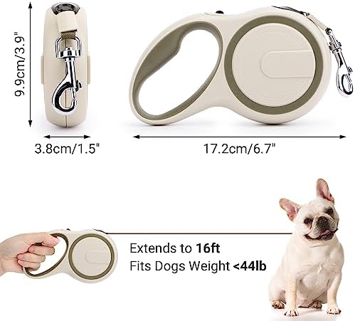 Segarty Retractable Leash Small Dog, 16ft Heavy Duty Walking Dog Leash - Image 2