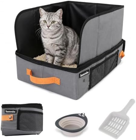 hamraba Medium Travel Litter Box by hamrabapetssupplies