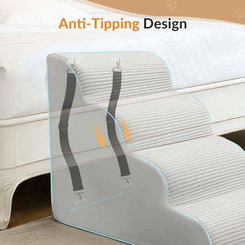 Dog Stairs for High Beds Up to 30" H - Image 4