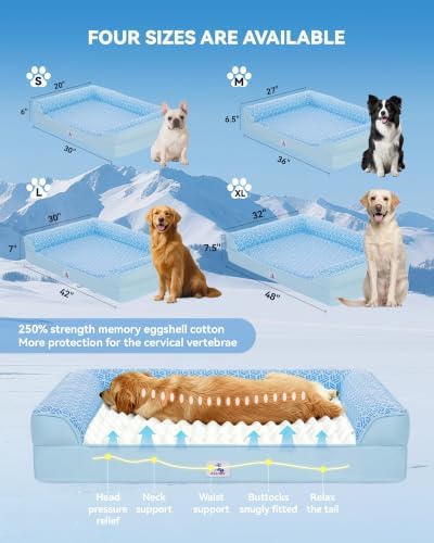 Cooling Dog Bed with PCM, Instant Chill Pet Sofa - Image 7