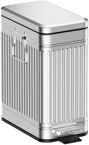 Small Trash Can with Lid, 2.6 Gal Dog Poop Trash Can by GibHerz