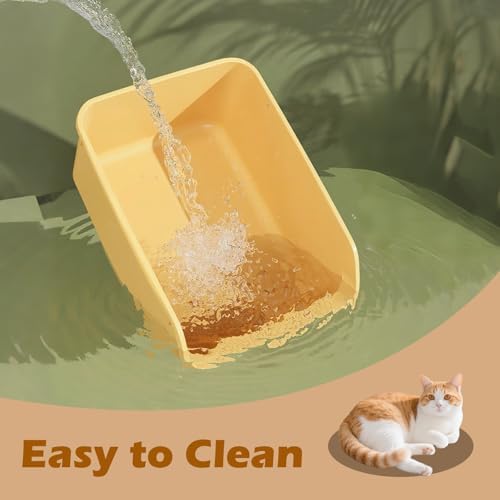 Large Cat Litter Box with High Sides, Cat Boxes - Image 5