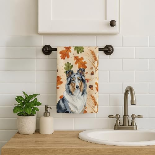 Caroline's Treasures Collie Dogs Kitchen Towel 15x25 in - Image 2